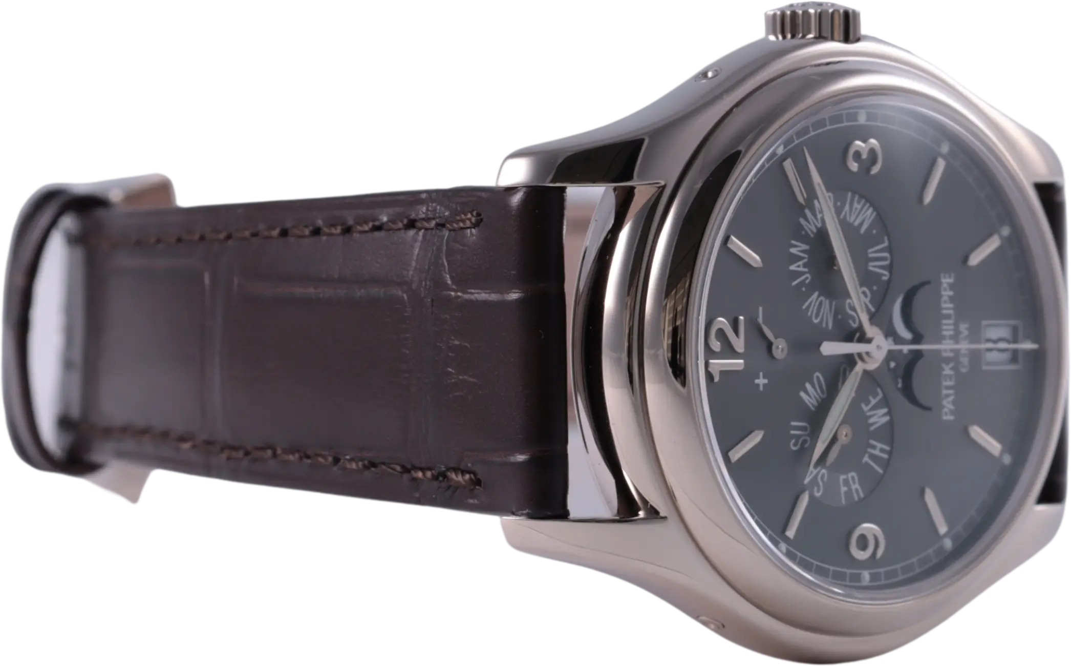 Patek Philippe Complications Annual Calendar Moon Phase White Gold 5146G-010